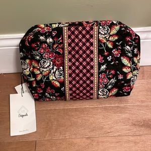 Vera Bradley large cosmetic bag NWT